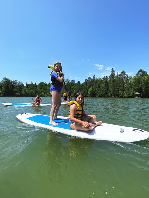 Paddle board en el lago