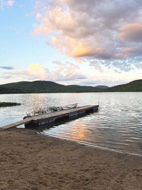 Atardecer en el lago